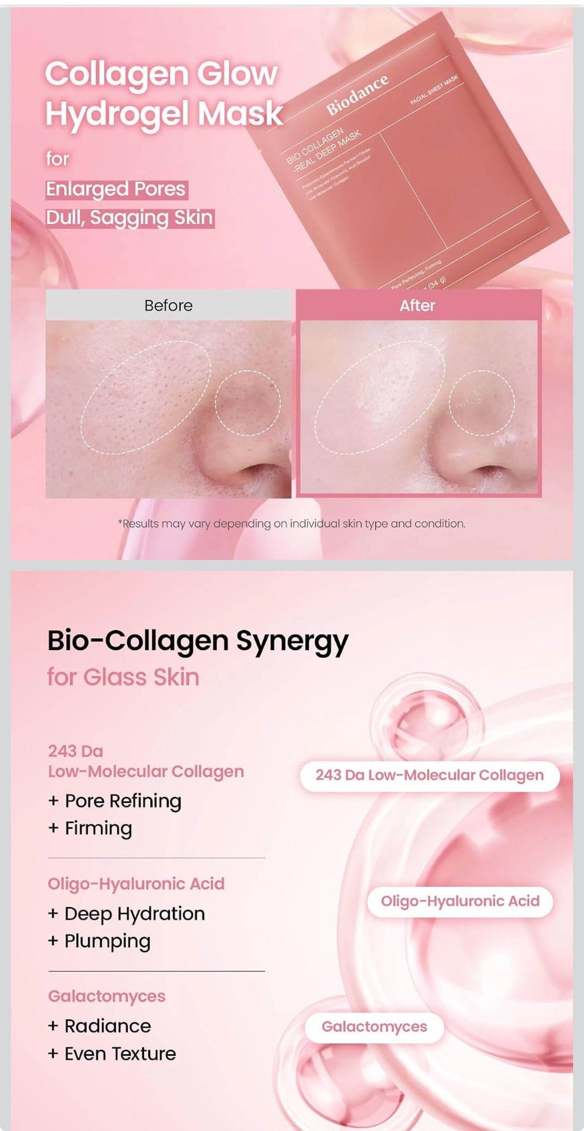 Biodance Bio-Collagen Real Deep Mask (4 Pack