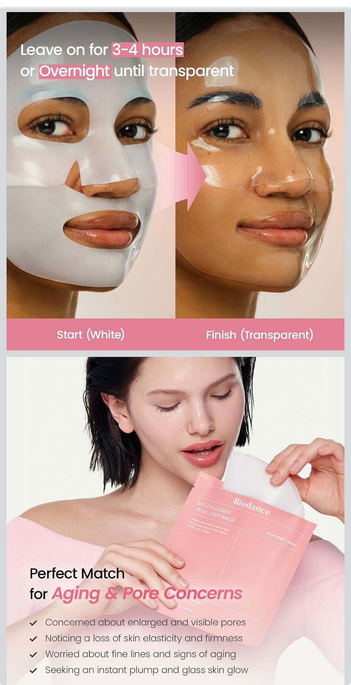 Biodance Bio-Collagen Real Deep Mask (4 Pack
